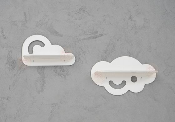 Apparecchi per la casa Bambini Deposito giocattoli Decorazione della stanza Preppy Forma nuvola Bambino Ripiani galleggianti Infiamma