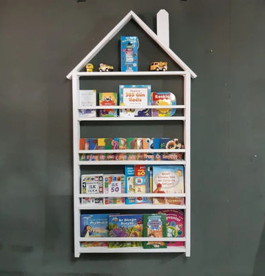 202406 Libreria per bambini Parete in legno Montessori Legno massello Rack per pareti per bambini Dimensioni personalizzate