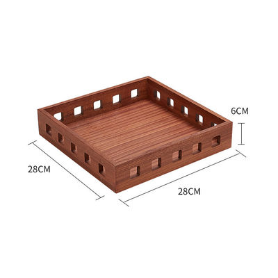 Pane di legno multifunzionale Frutta piante Cassa di stoccaggio Panino alimentare Display Box 20x20x30cm