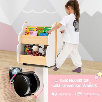 Libreria per bambini Reggio di libri in legno per bambini