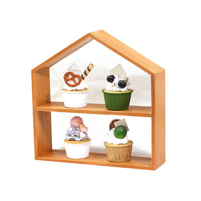 Logo personalizzato accettabile 3 livelli Acciaio Torta di legno Display Stand per il tè pomeridiano