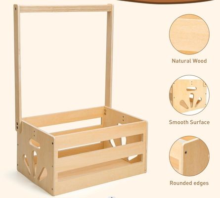 Fabbricazione in legno Cesto per la doccia per bambini Funzione armadio Risparmia spazio Cesto per la custodia dei bambini Cesto per bambini
