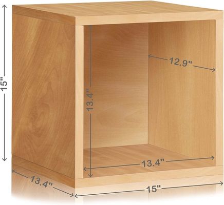 Base Vintage Vinyl Disco di archiviazione Blocco Cubo Organizzatore Mensola di un solo livello risparmiatore spazio