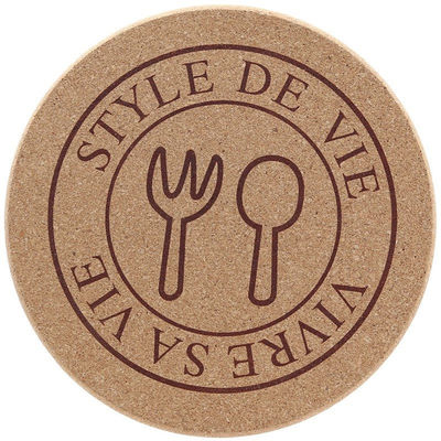 Classico design di legno di sughero per coppe di legno di sughero per materassi in MDF con costellazione personalizzata