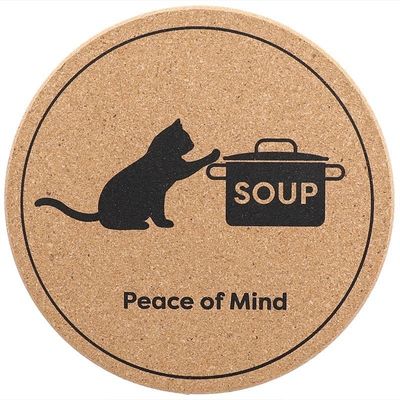 Classico design di legno di sughero per coppe di legno di sughero per materassi in MDF con costellazione personalizzata