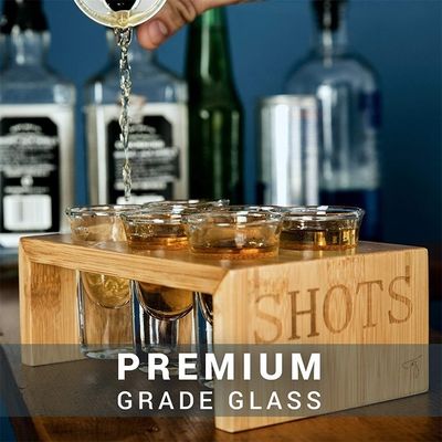 Tavolo di vetro in legno stampato con vetro di seta per il servizio VIP Legno d'acero