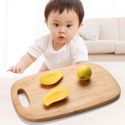 Piccoli vassoi per il tavolo da taglio di legumi di formaggio di bambù biologico 2 pezzi per cucina