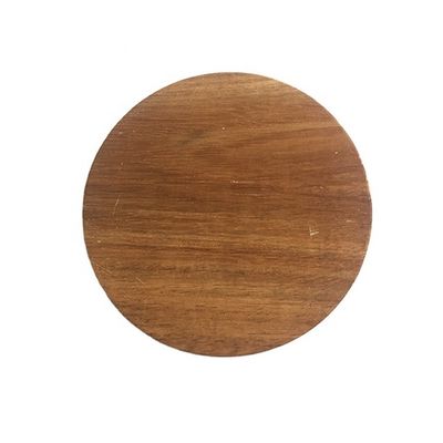 Legno per uso domestico Vernice a colori semplici Acacia Solid Drink Coaster per tazze da caffè Mat Set