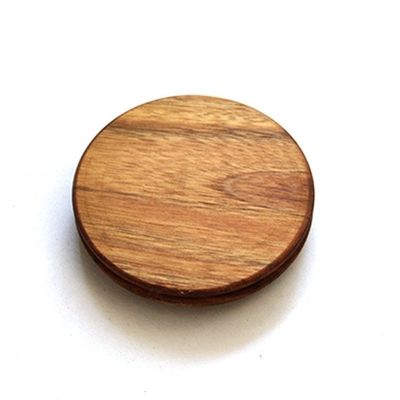 Capo di sigillo in legno di acacia di qualità alimentare per baratto di vetro ad alto borosilicato Certificato FSC