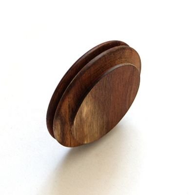 Capo di sigillo in legno di acacia di qualità alimentare per baratto di vetro ad alto borosilicato Certificato FSC