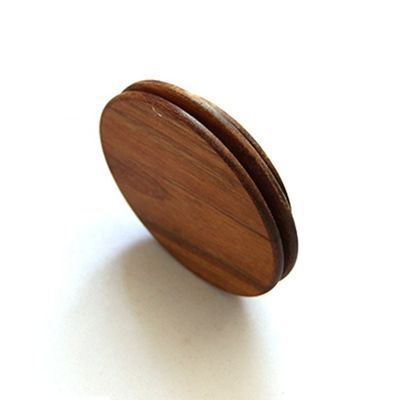 Capo di sigillo in legno di acacia di qualità alimentare per baratto di vetro ad alto borosilicato Certificato FSC