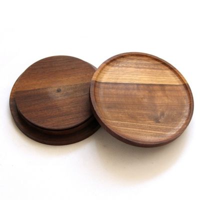 Ordine su misura Acceptato Cucina Caramelle Spezie Barattolo di vetro con coperchio di noce nera non versamento