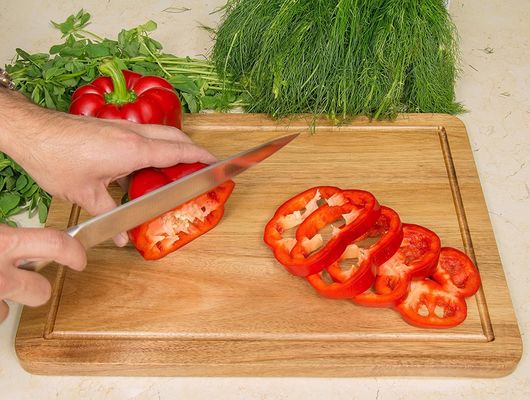 Tavola da taglio per taglio in legno per tutte le stagioni Cucina Alimenti e olio vegetale Colore semplice
