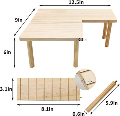 Piattaforma in piedi per criceti Esercizio di giocattoli accessori gabbia con tipo di chiusura push-up