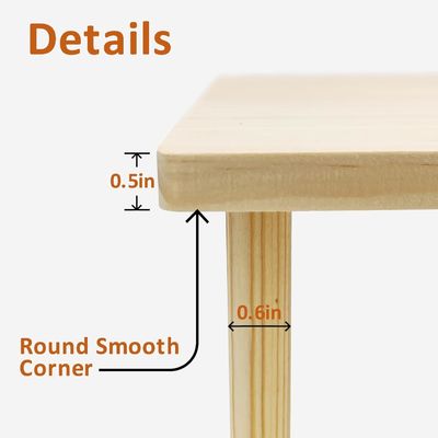 Piattaforma in piedi per criceti Esercizio di giocattoli accessori gabbia con tipo di chiusura push-up