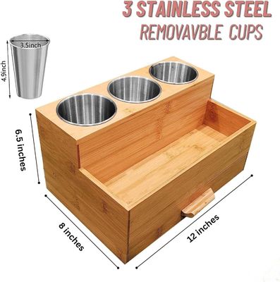 Massimizza lo spazio del tuo bancone con questo organizzatore di prodotti acrilici per la pettinatura in bagno