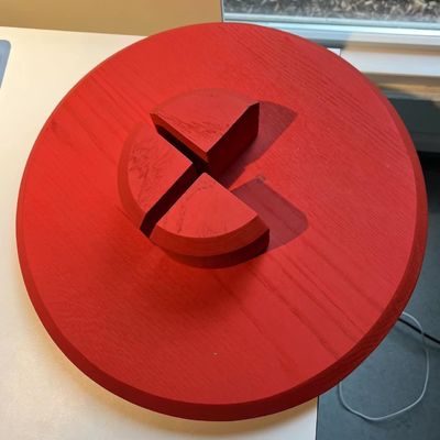 Base di legno di pino su misura per la decorazione domestica