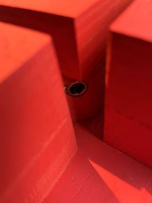 Base di legno di pino su misura per la decorazione domestica