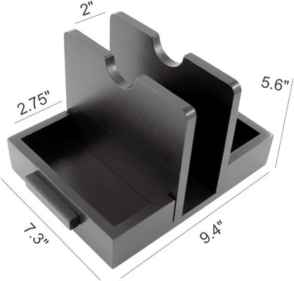 2024 Design American Style Tenitore di tovagliolo in legno per tavolo per conservare saline e peperoncini
