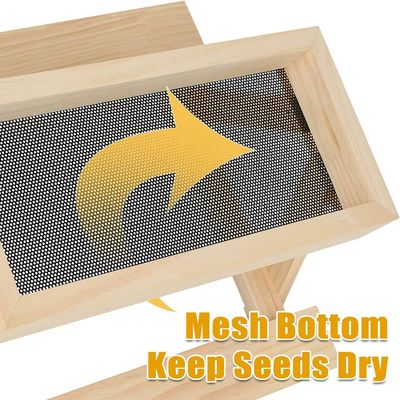 Tavolo di pollo artigianale Tavolo da picnic in legno per piatti da compagnia