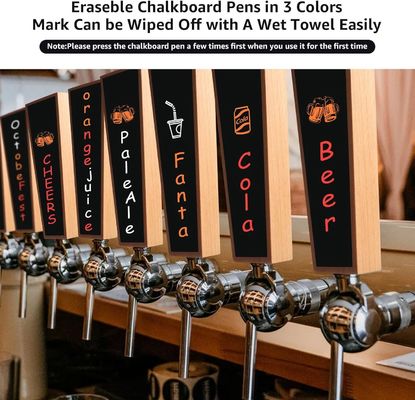 Manicotti personalizzabili per rubinetti da birra per bar e ristoranti Logo incluso