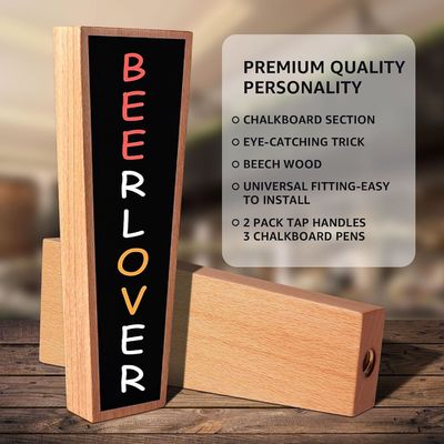 Manicotti personalizzabili per rubinetti da birra per bar e ristoranti Logo incluso