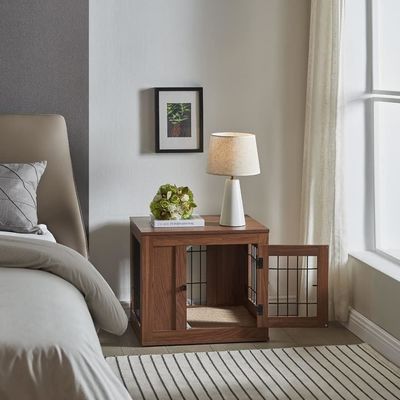 Mobili in legno Cage per cani Moderno Decorativo Custom Pet House Tavolo da notte