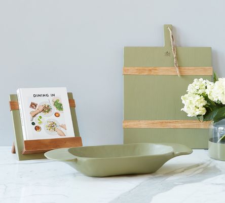 Portalibri di legno di legno recuperato artigianale Legno di pino e legno di rovere per l'organizzazione della cucina