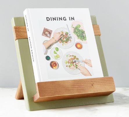 Portalibri di legno di legno recuperato artigianale Legno di pino e legno di rovere per l'organizzazione della cucina