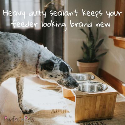 Mediano Dog Bowl elevato Stand 7 Bowl elevate Pet Feeder con quattro bowl in acciaio inossidabile