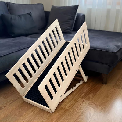Rampa in legno per cani anziani Tipo di articolo Letti divani Altezza regolabile tappeto antideslizante Legno