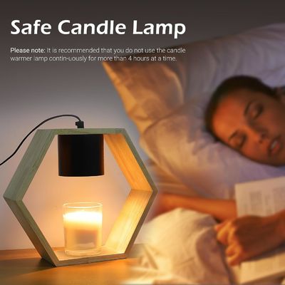 Moderni portacandele rustici marroni a pilastro di legno per la decorazione domestica 3D x 9"W x 22"H