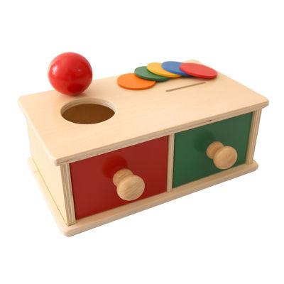 Set di giochi di cubo per bambini giocattoli in legno colorati per bambini