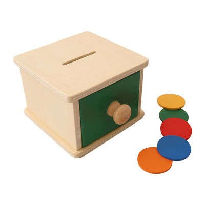 Set di giochi di cubo per bambini giocattoli in legno colorati per bambini