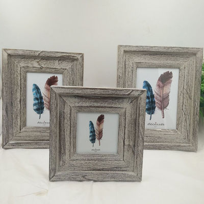 In legno quadri da 4" 6" 7" in stile rustico personalizzato scolpito a mano con colore semplice