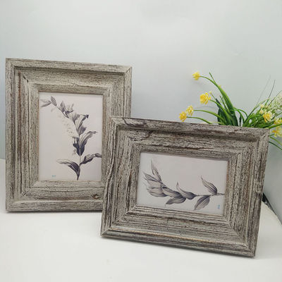 In legno quadri da 4" 6" 7" in stile rustico personalizzato scolpito a mano con colore semplice