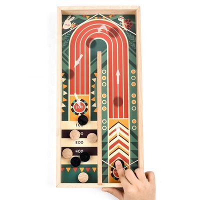 Stampa con incisione laser multi-colore Fast Sling Puck Game Shot Toy per giochi didattici