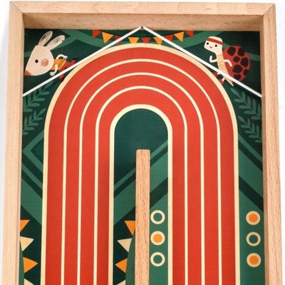 Stampa con incisione laser multi-colore Fast Sling Puck Game Shot Toy per giochi didattici