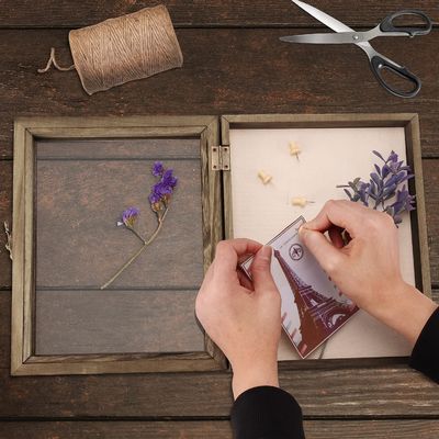 Cassa protettiva per la conservazione di foto e ricordi 25.4x20.3x5.6