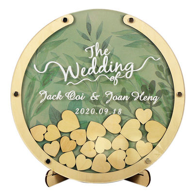 Decorazione nuziale In legno con cartelloni personalizzati