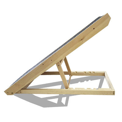 Prodotti per l'addestramento degli animali da compagnia Scala di arrampicata per cani regolabile in legno e antiscivolo per l'addestramento e la verniciatura