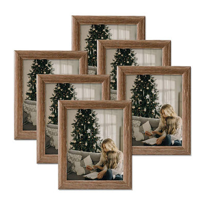 Decorazione per la casa Grandi decorazioni murali Cornice fotografica in ferro con stampa personalizzata in legno