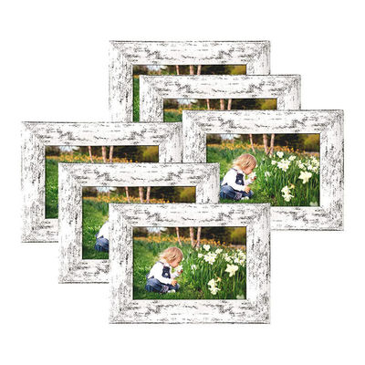 Decorazione per la casa Grandi decorazioni murali Cornice fotografica in ferro con stampa personalizzata in legno