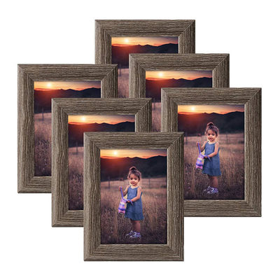 Decorazione per la casa Grandi decorazioni murali Cornice fotografica in ferro con stampa personalizzata in legno