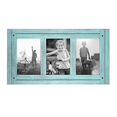 Cornice fotografica rustica in legno massello per la decorazione domestica