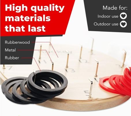 Divertimento all' aperto per adulti e bambini Gioco di lancio d' anello personalizzato Perfetto divertimento di festa