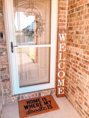 Vendita popolare Legno di abete Nozze a domicilio Marco di cartello di benvenuto Naturale/marrone/bianco Europa