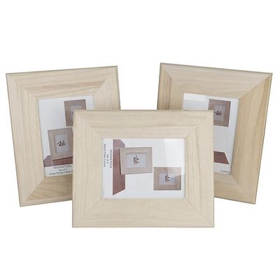 Quadro fotografico in legno naturale per desktop con design senza tempo 8.2 x 0.6 x 10.6 pollici