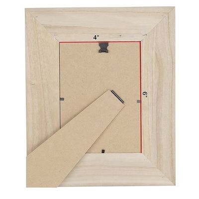 Quadro fotografico in legno naturale per desktop con design senza tempo 8.2 x 0.6 x 10.6 pollici