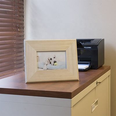 Quadro fotografico in legno naturale per desktop con design senza tempo 8.2 x 0.6 x 10.6 pollici